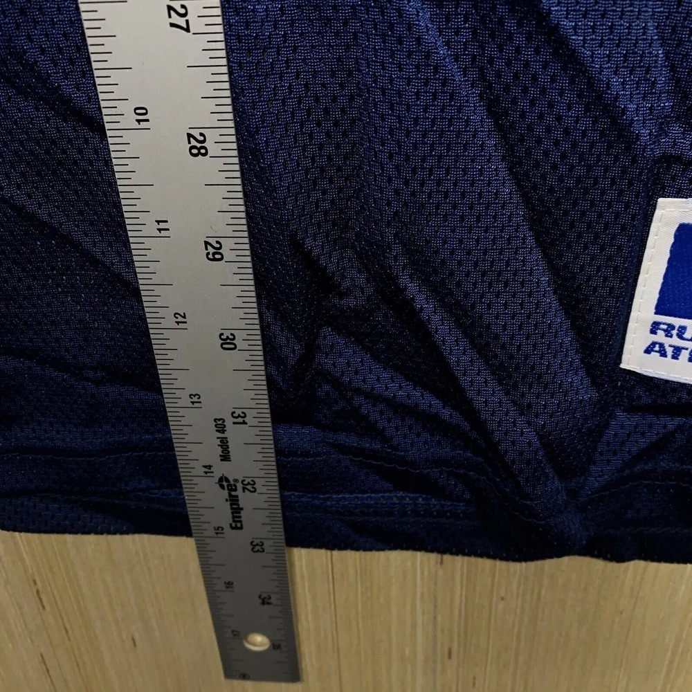 Russell Athletic Jersey Adult Large Blue Short Sleeve Men's #22 Athletic 90s - Picture 11 of 15